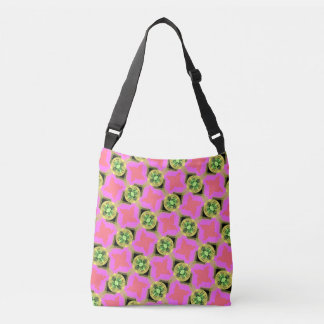 Jimette Rosa-gelbe Design Tragetaschen Mit Langen Trägern