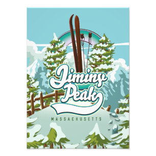 Jiminy Peak Massachusetts Ski Fotodruck