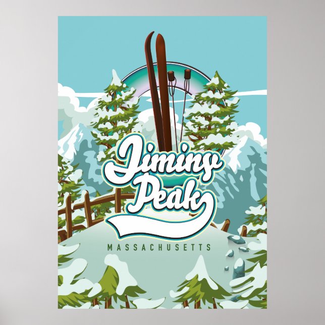 Jiminy Peak Massachusetts Ski Poster (Vorne)