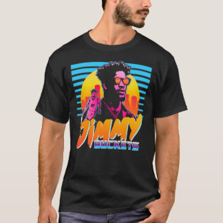 Jimmy Buckets Miami Outrun Style Grafik Essential T-Shirt