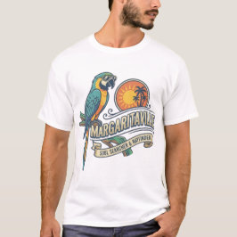Jimmy Buffett Margaritaville Papagei T-Shirt