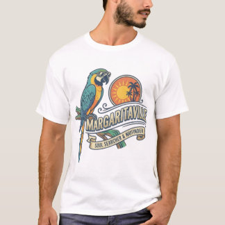 Jimmy Buffett Margaritaville Papagei T-Shirt