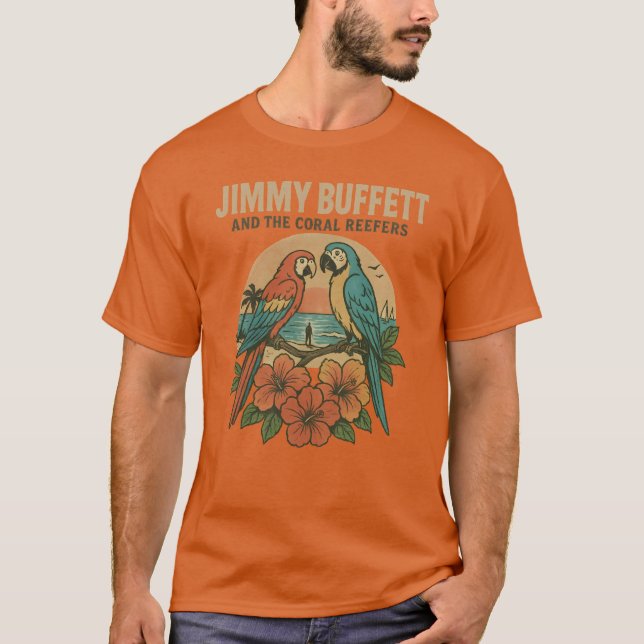 JIMMY BUFFETT UND DIE KORALLERINNEN T-Shirt (Vorderseite)