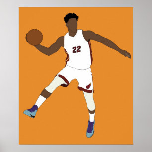 Jimmy Butler Cartoon Poster