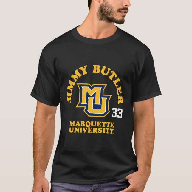 Jimmy Butler Marquette Golden Eagles Basketball Re T-Shirt (Vorderseite)