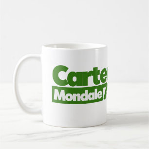 Jimmy Carter 76 Carter Mondale Retro-Politik Kaffeetasse