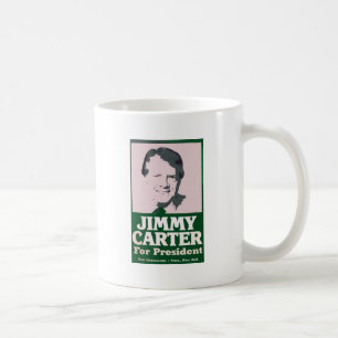 Jimmy Carter beunruhigte herausgeschnittenen Blick Kaffeetasse