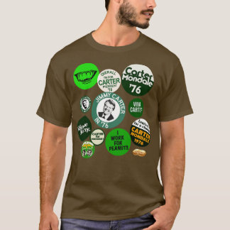 JIMMY CARTER für Vintage-Präsidentschaftswahlkampf T-Shirt