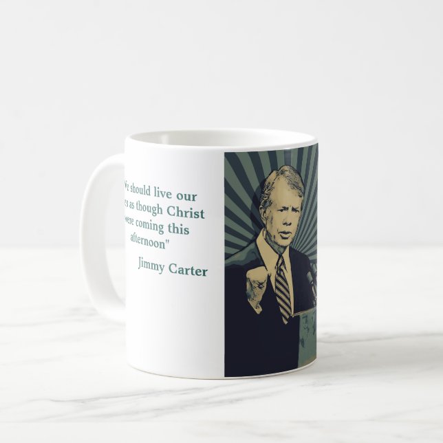 Jimmy Carter Kaffeetasse (Vorderseite Links)