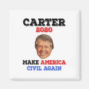 Jimmy Carter Make America Civil Again Demokrat Gif Magnet
