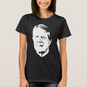 Jimmy Carter Minimalistischer Pop Art T-Shirt