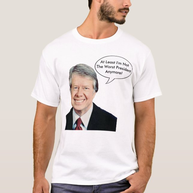 Jimmy Carter nicht der schlechteste Präsident T-Shirt (Vorderseite)