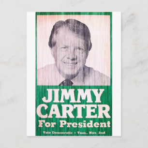Jimmy Carter Vintag Postkarte