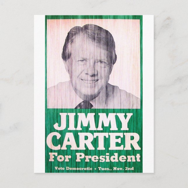 Jimmy Carter Vintag Postkarte (Vorderseite)
