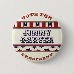 Jimmy Cater für President BVintage Look Button