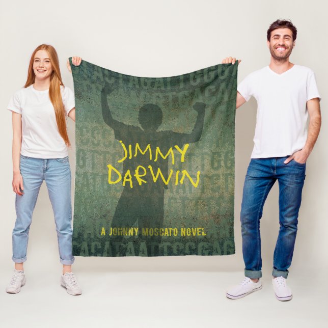 Jimmy Darwin Buchcover Fleecedecke (Beispiel)