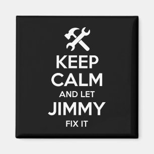 Jimmy Fix Zitat Funny Birthday Personalisiert Name Magnet