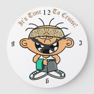 Jimmy Lowrider Clock Große Wanduhr