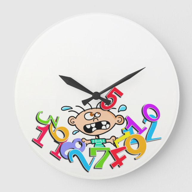 Jimmy "Where Has the Time Gone?" Clock Große Wanduhr (Vorderseite)