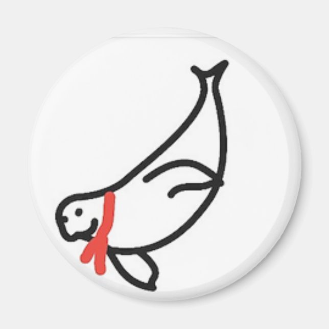 jimmy wimmend ihm das Siegel Magnet (Vorne)