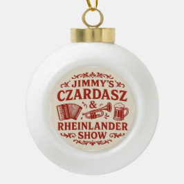 Jimmys Lieblingsdekoration Keramik Kugel-Ornament