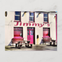 Jimmy's Pub Irish Postcard