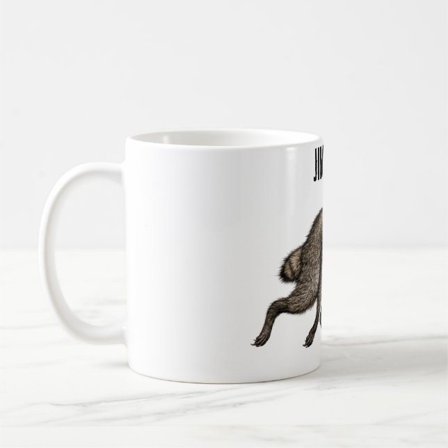     .	Jimothy der Waschbär Viral Seattle Custom Kaffeetasse (Links)