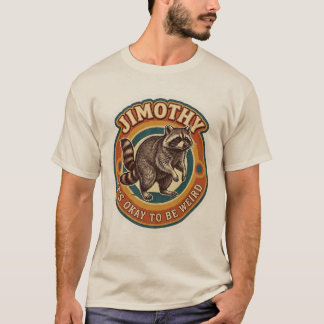 Jimothy Es Ist Okay Seltsam Zu Sein Vintage Waschb T-Shirt