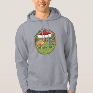 Jimothy freundet sich im Park mit einem Hund an Hoodie