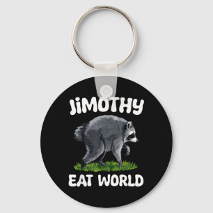Jimothy regiert die Welt Waschbär Seattle Fvibesl Schlüsselanhänger
