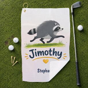 Jimothy Viral Waschbär Lustiger Müll-Panda-Wildlif Golfhandtuch