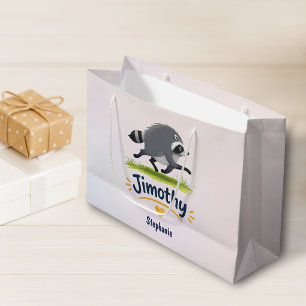 Jimothy Viraler Waschbär Lustiger Müll-Panda-Wildl Große Geschenktüte