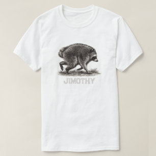 Jimothy Waschbär Lustiger Müll Waschbär T-Shirt