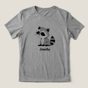 Jimothy Waschbär Niedlich Lustig Haustierliebhaber Tri-Blend Shirt