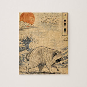 Jimothy Waschbär-Puzzle – Süße Waldwaschbären Puzzle