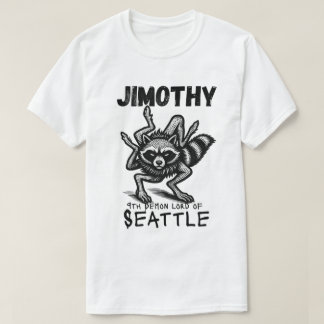 Jimothy Waschbär Seattle Dämon T-Shirt