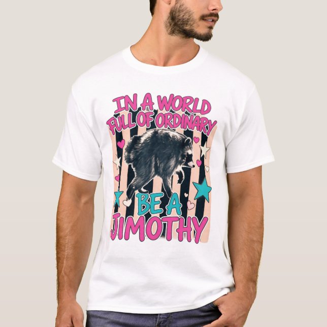 Jimothy Waschbär T-Shirt (Vorderseite)