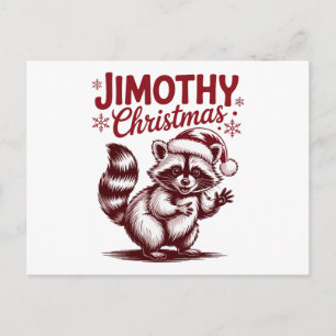 Jimothy Weihnachten Waschbär Weihnachtsmann Hut Fe