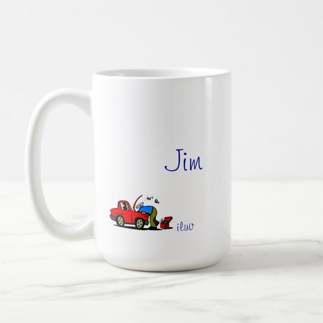 Jims AutomobilTasse 2 Tasse (Links)