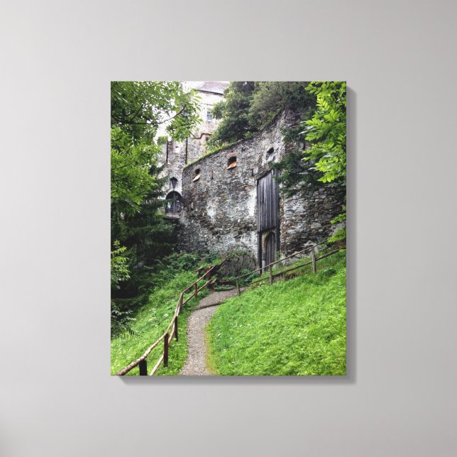 Jim's Castle Stretched Canvas Print Leinwanddruck (Vorderseite)