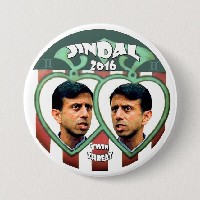 Jindal für Präsidenten 2016 Button (Vorderseite)