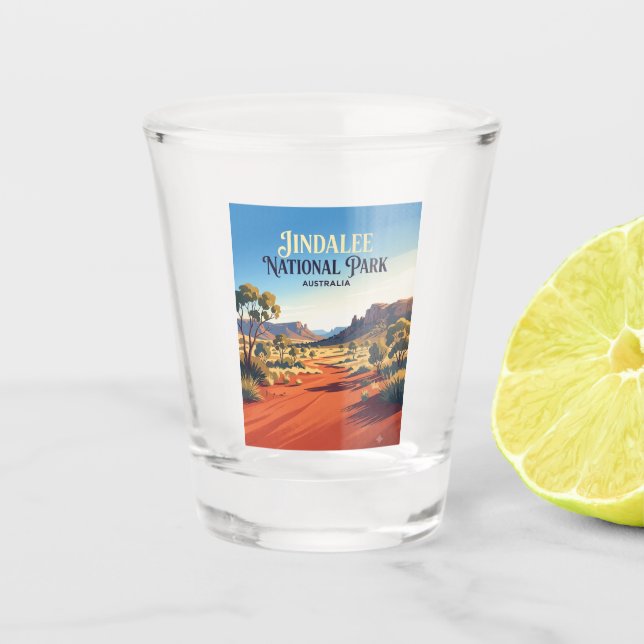 Jindalee Nationalpark Australien Schnapsglas (Vorderseite)