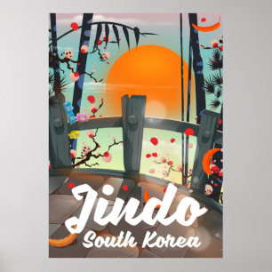 Jindo Südkorea Poster