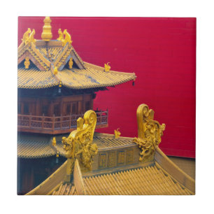 Jing'an Temple, Shanghai, China Fliese