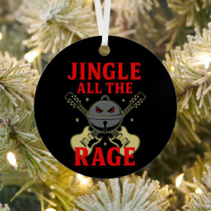 Jingle All the Rage – Heavy Metal Weihnachten Ornament Aus Metall