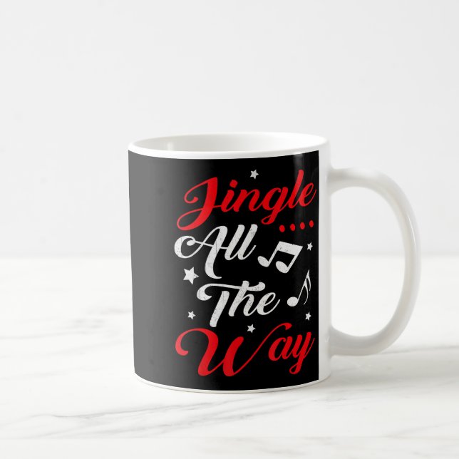 Jingle All The Way Festive Christmas  Kaffeetasse (Rechts)