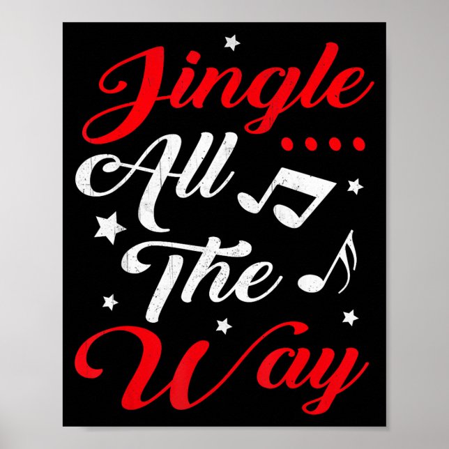 Jingle All The Way Festive Christmas  Poster (Vorne)