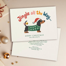 Jingle All the Way – Hundepullover Lustig Nicht Ec