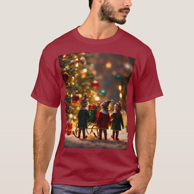 "Jingle All the Way into 2024!" T-Shirt (Vorderseite)