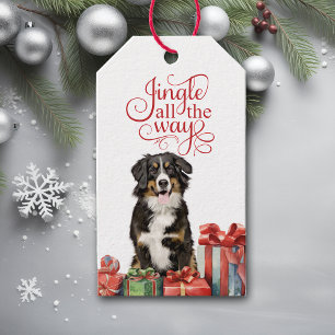 Jingle All Way Bernese Mountain Dog Weihnachten Geschenkanhänger
